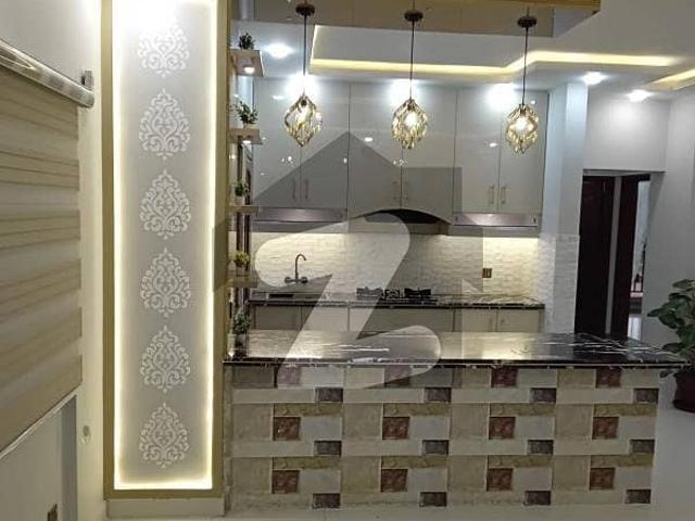 Saima Palm Residency 3 bed drawing Dining Apartment For Sale Block 11 Gulistan e Jauhar