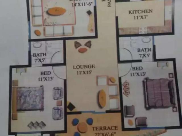 Saima Royal Residency Karachi Gulshan E Iqbal Block 2 ID 12960