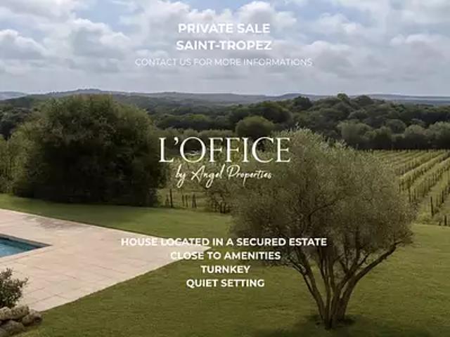 Saint Tropez 83990 Achat / Vente maison 7 pièces t7 piscine
