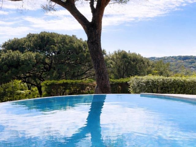 SAINT TROPEZ, Quartier Pinet, villa équipée de piscine et poo.