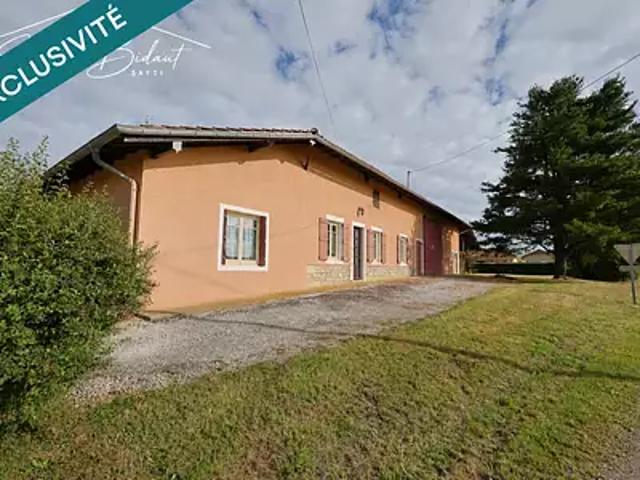 Saint Trivier de Courtes 01560 Achat / Vente maison 4 pièces t4