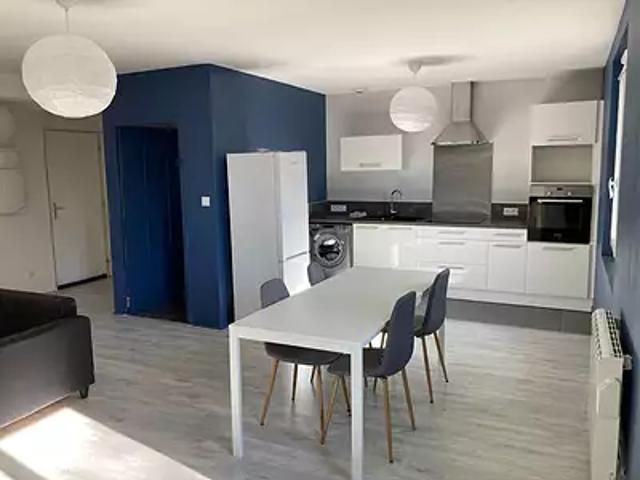 Saint Vallier 71230 Location appartement 2 pièces t2 au dernier étage