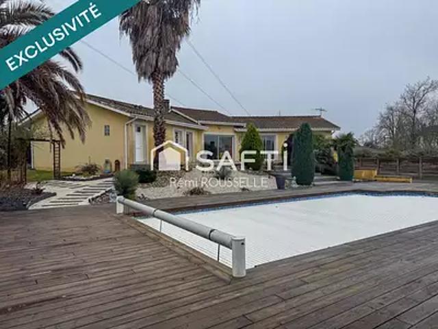 Saint Vincent de Paul 33440 Achat / Vente maison 6 pièces t6 piscine terrasse