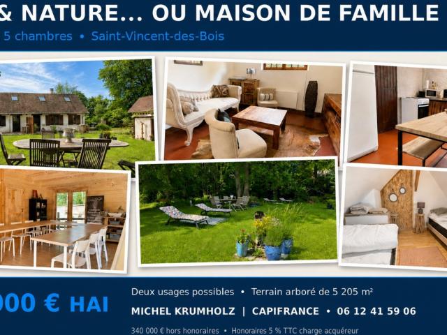 Saint Vincent des Bois Vente Maison 27