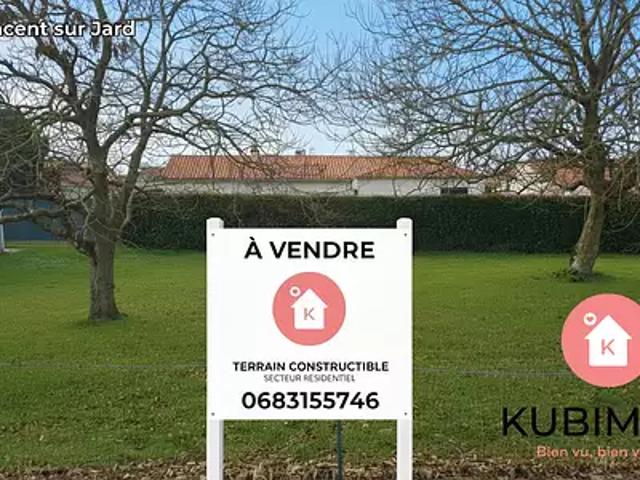 Saint Vincent sur Jard 85520 Achat / Vente terrain
