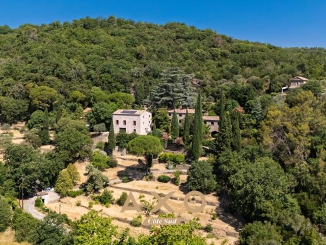 SAINT AMBROIX DOMAINE ANCIENNES FILATURES RÉHABILITÉES 15 PIÈCES 650 M² HABITABLES 3,9 HECTARES PISCINE SOURCE 1 000 000 €