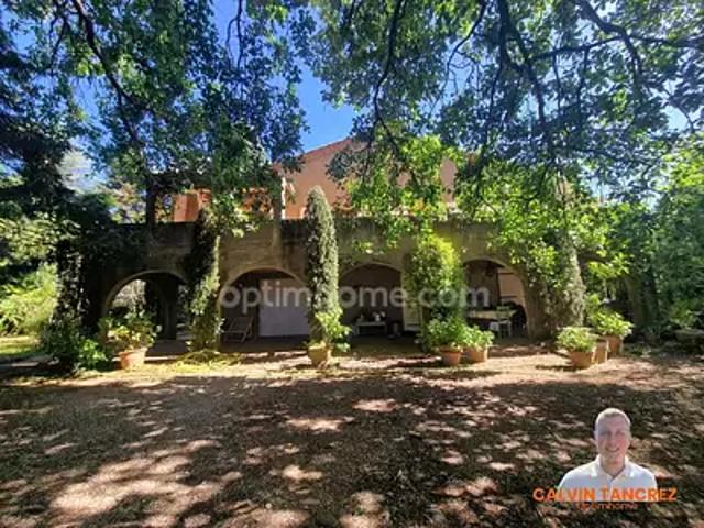 Saint Ambroix 30500 Achat / Vente maison 8 pièces t8 jardin terrasse