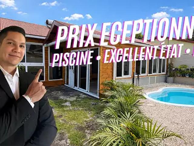 Saint André 97440 Achat / Vente maison 8 pièces t8 piscine terrasse