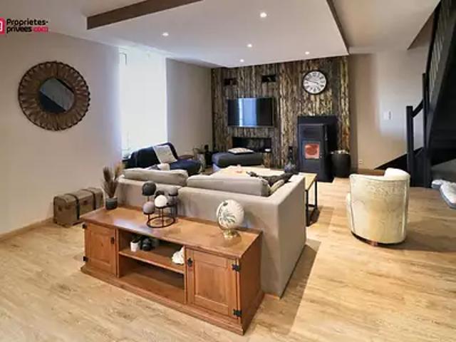 Saint André de la Marche 49450 Achat / Vente maison 7 pièces t7 piscine jardin