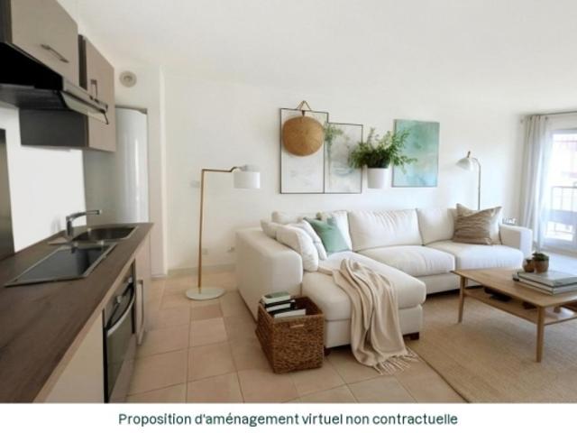 SAINT ANDRE DE LA ROCHE APPARTEMENT 3 PIECES DE 63 M² A VENDRE 2 EME ETAGE ASCENSEUR 2 CHAMBRES POSSIBILITE PARKING