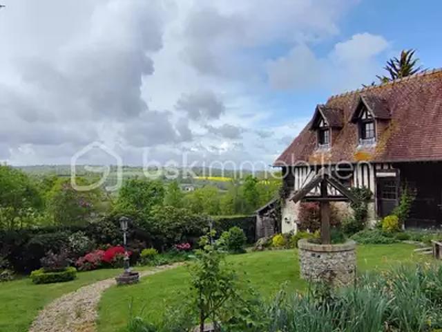 Saint André d'Hébertot 14130 Achat / Vente maison 6 pièces t6 terrasse cave