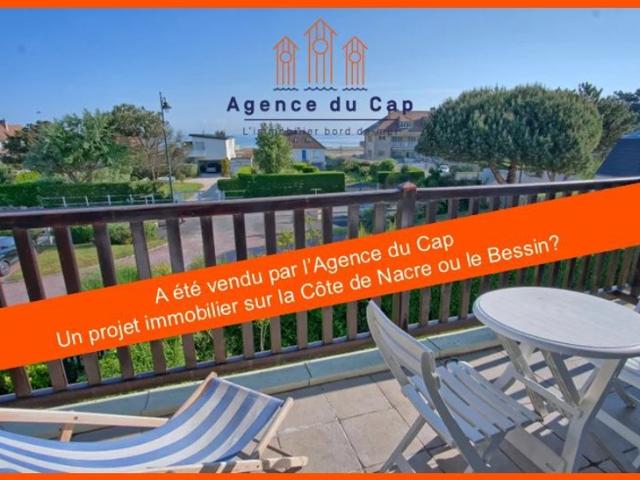 SAINT AUBIN SUR MER vue mer appartement avec terrasse et garage