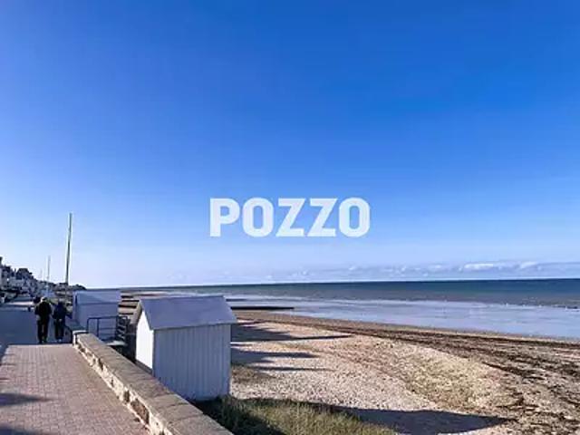 Saint Aubin sur Mer 14750 Achat / Vente appartement 2 pièces t2 au dernier étage cave