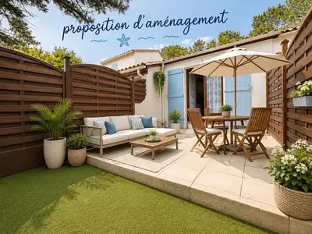 Saint Augustin 17570 Achat / Vente maison 2 pièces t2 piscine jardin