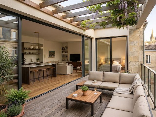 SAINT AUGUSTIN – T4, PATIO, GARAGE – PETITE COPROPRIÉTÉ
