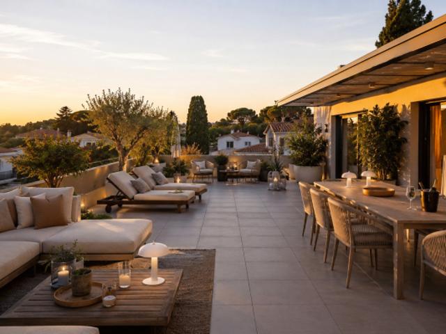 SAINT AYGULF – BIEN D'EXCEPTION – ATTIQUE DE 138m² AVEC TERRASSE DE 81m²