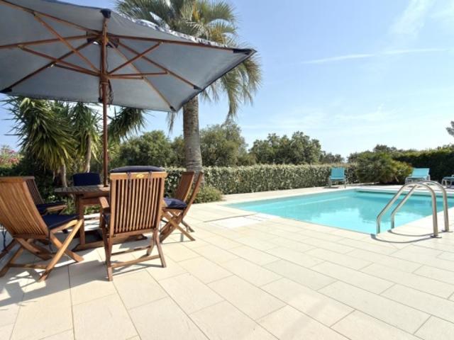 Saint Aygulf – Villa avec piscine, vue mer et vie à pied
