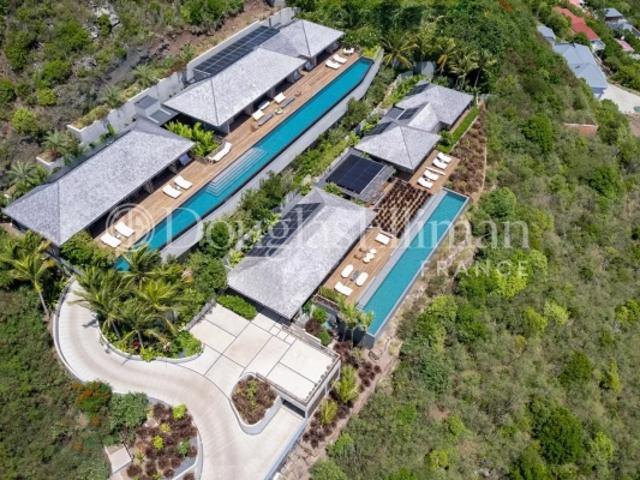 SAINT BARTH: propriété d'exception sur les hauteurs de Marigot