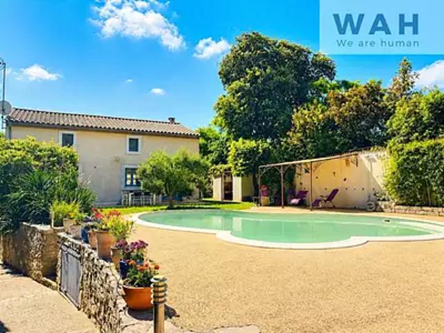Saint Bauzille de Montmel 34160 Achat / Vente maison 6 pièces t6