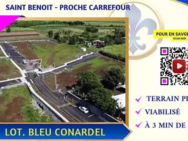 Saint Benoît 97470 Achat / Vente terrain