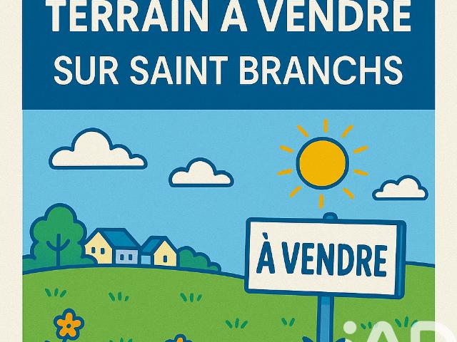 Saint Branchs Vente Terrain 37