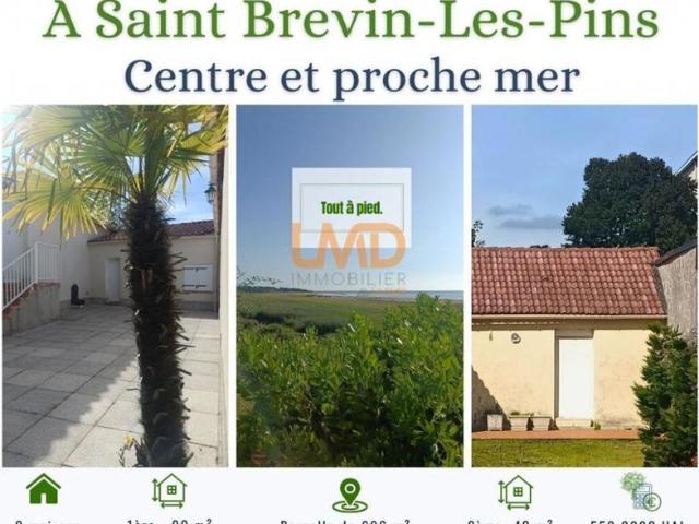 Saint Brévin les Pins – Entre centre ville et rivage à pied