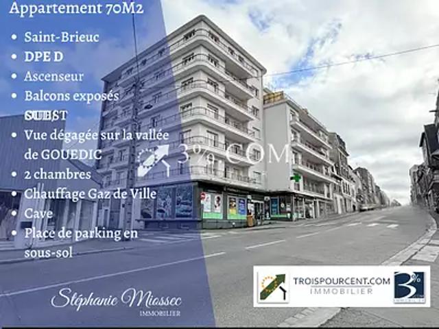 Saint Brieuc 22000 Achat / Vente appartement 3 pièces t3