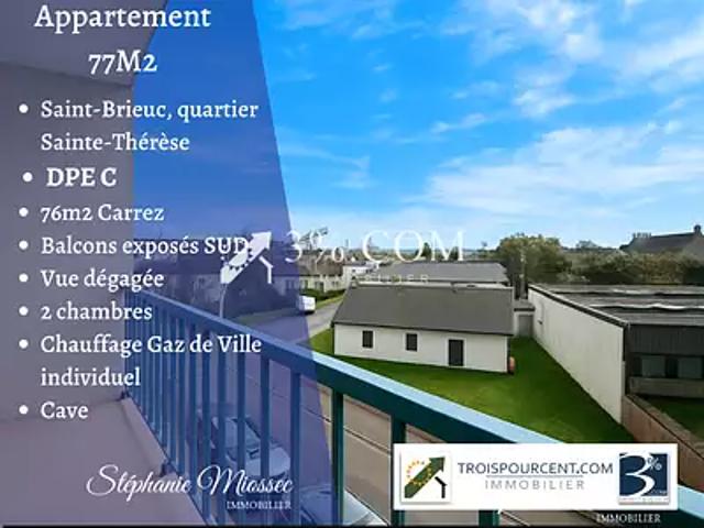 Saint Brieuc 22000 Achat / Vente appartement 4 pièces t4