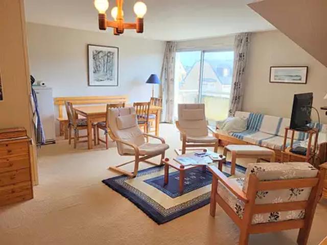 Saint Cast le Guildo 22380 Achat / Vente appartement 3 pièces t3 au dernier étage parking