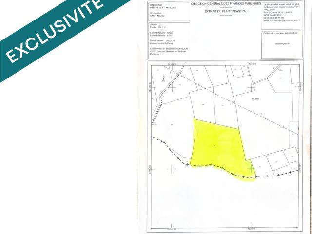 Saint Castin Vente Terrain 64