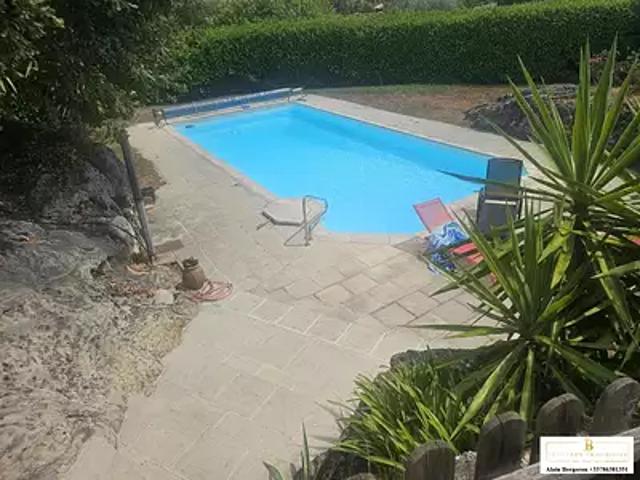 Saint Cézaire sur Siagne 06530 Achat / Vente maison 6 pièces t6 piscine terrasse