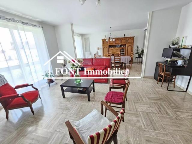 SAINT CHAMOND, PROCHE GARE, APPARTEMENT 106 M² AVEC DOUBLE GARAGE