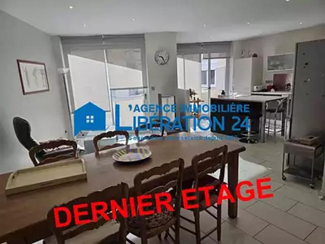 Saint Chamond 42400 Achat / Vente appartement 3 pièces t3 au dernier étage