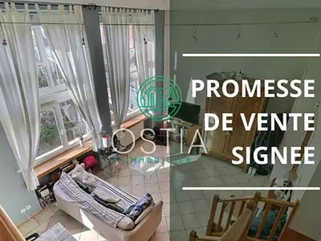 Saint Chamond 42400 Achat / Vente appartement 4 pièces t4 au dernier étage cave