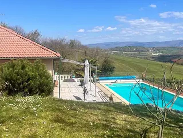 Saint Chef 38890 Achat / Vente maison 4 pièces t4 piscine jardin