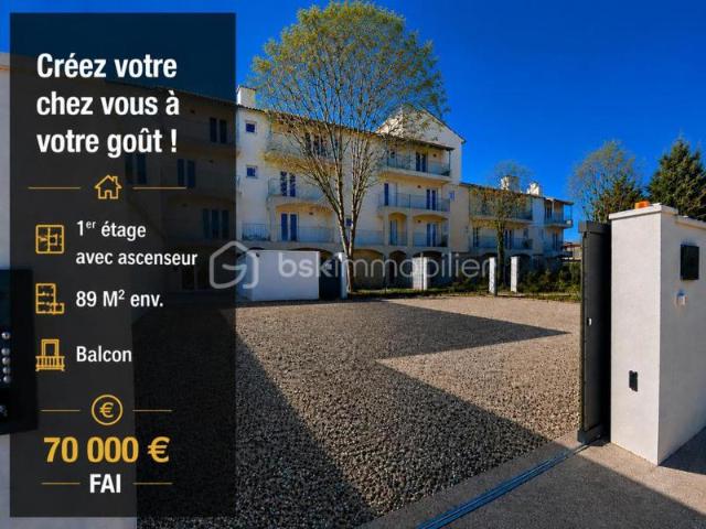 SAINT CHRISTOL 84 67 000 FAI T4 possible – 89 m² + balcons + 2 places de parking Créez votre appartement sur mesure ! Plusieurs plateaux bruts disponibles avec balcon et parkings privatifs dans une résidence entièrement rénovée