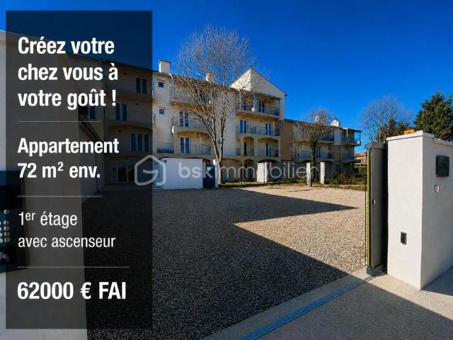 SAINT CHRISTOL 84 À partir de 52 000 € FAI – Créez votre appartement sur mesure ! Plusieurs plateaux bruts disponibles avec balcon et parkings privatifs dans une résidence entièrement rénovée