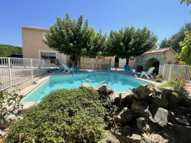 SAINT CHRISTOL LES ALES, en fond d'impasse, charmante villa