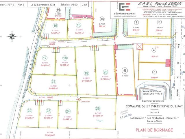 Saint Christophe du Luat Vente Terrain 53