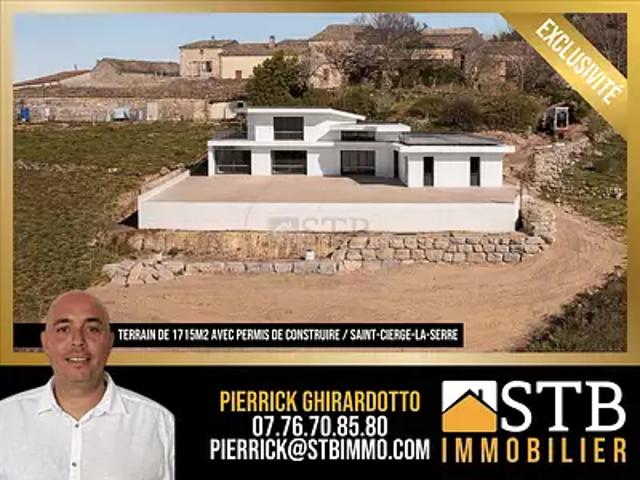 Saint Cierge la Serre 07800 Achat / Vente terrain