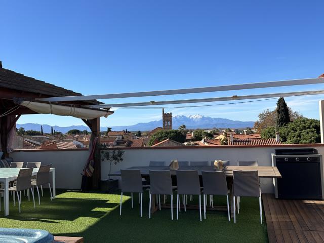 SAINT CYPRIEN. A vendre grande maison 170m2, 6 chambres, superbe terrasse de toit