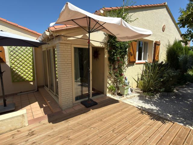 SAINT CYPRIEN PLAGE Villa 3 faces de plain pied