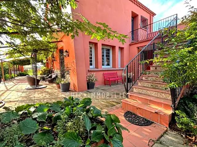 Saint Cyprien 66750 Achat / Vente maison 8 pièces t8 piscine parking
