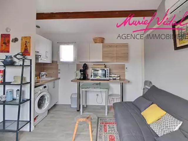Saint Cyprien 66750 Achat / Vente appartement 2 pièces t2 au dernier étage