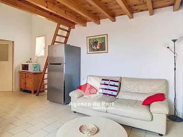 Saint Cyprien 66750 Achat / Vente appartement 2 pièces t2 au dernier étage terrasse