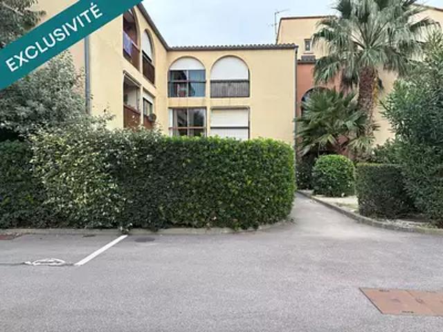 Saint Cyprien 66750 Achat / Vente appartement 2 pièces t2 parking