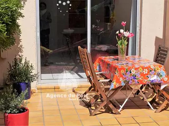 Saint Cyprien 66750 Achat / Vente appartement 2 pièces t2 terrasse parking