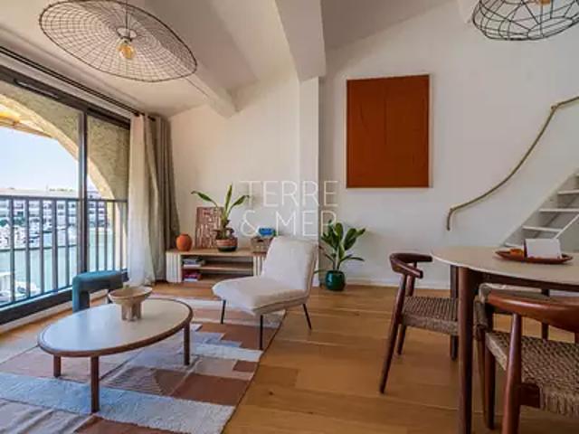 Saint Cyprien 66750 Achat / Vente appartement 3 pièces t3 au dernier étage