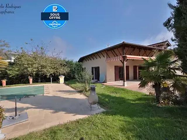 Saint Cyr sur Menthon 01380 Achat / Vente maison 7 pièces t7 piscine terrasse