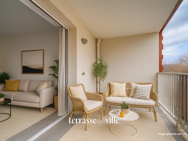SAINT CYR SUR MER BEAU T2 RECENT 38 M2 TERRASSE PISCINE DOUBLE PARKING CAVE 239 000€